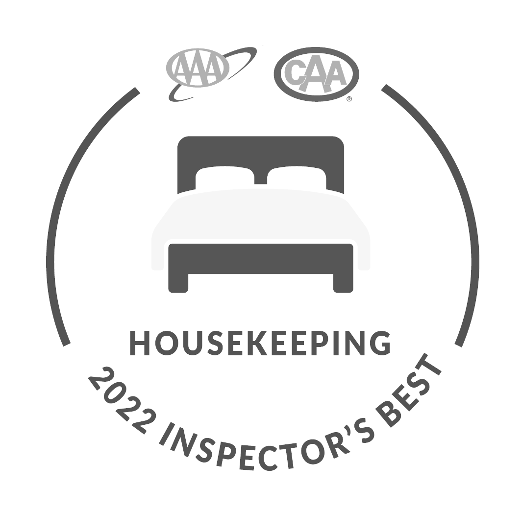AAA CAA Best Housekeeping 2022 Inspector's Best (grayscale)